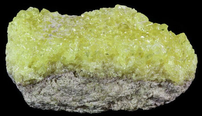 Sulfur Crystals on Matrix - Bolivia #51581